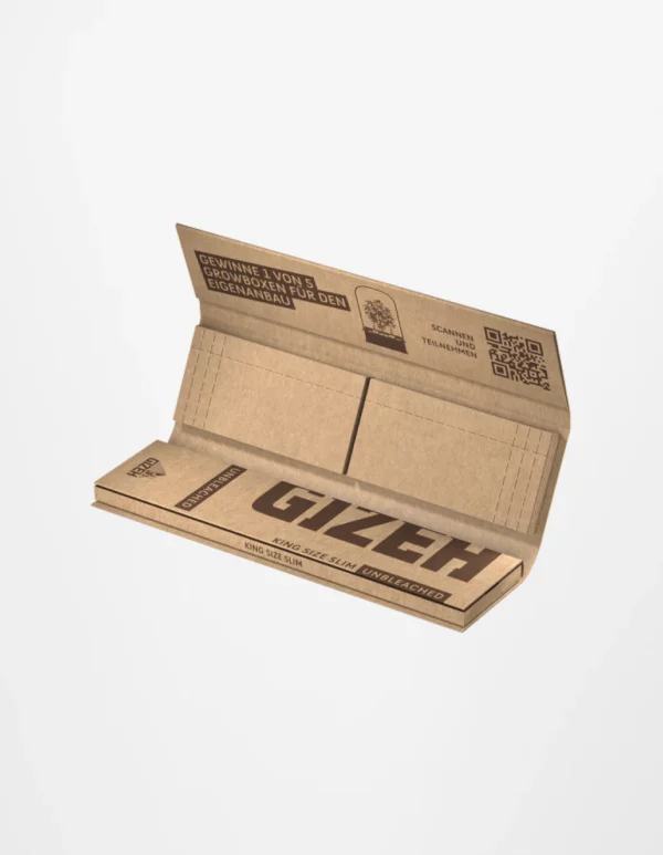 411110105_42488576_P24350_GIZEHKSS_TipsUNBLEACHEDDEoffen_small_B Rolling Paper - GIZEH Unbleached King Size