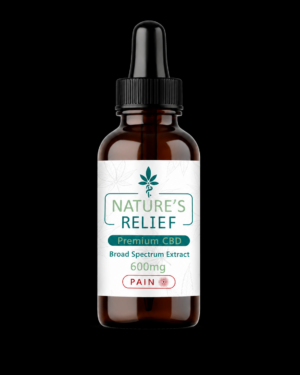 4 Pain Relief CBD BANNER Nature's Relief Premium CBD - Pain 600MG