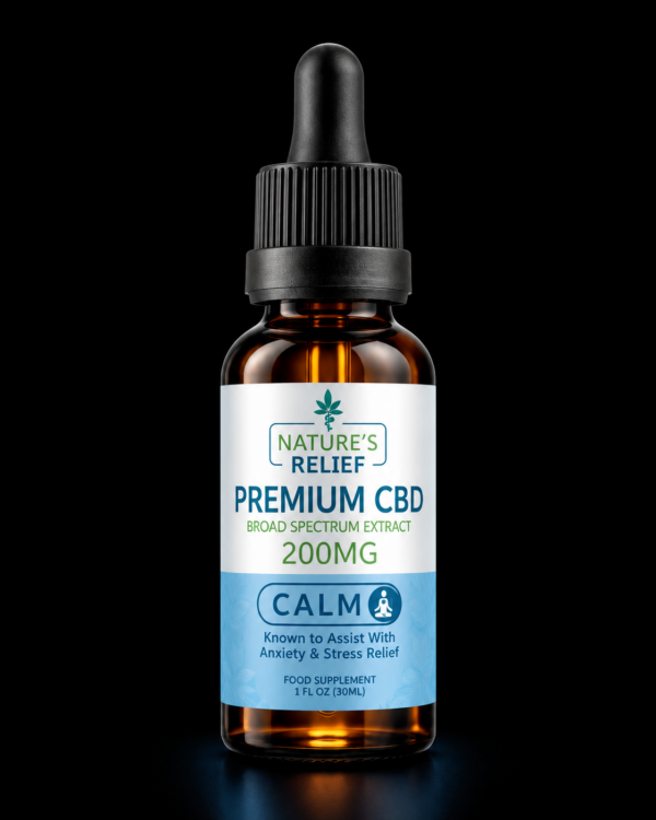 cf55561f-a68b-4b7f-85a1-8be2aef35f2a Nature's Relief Premium CBD - Calm 200MG